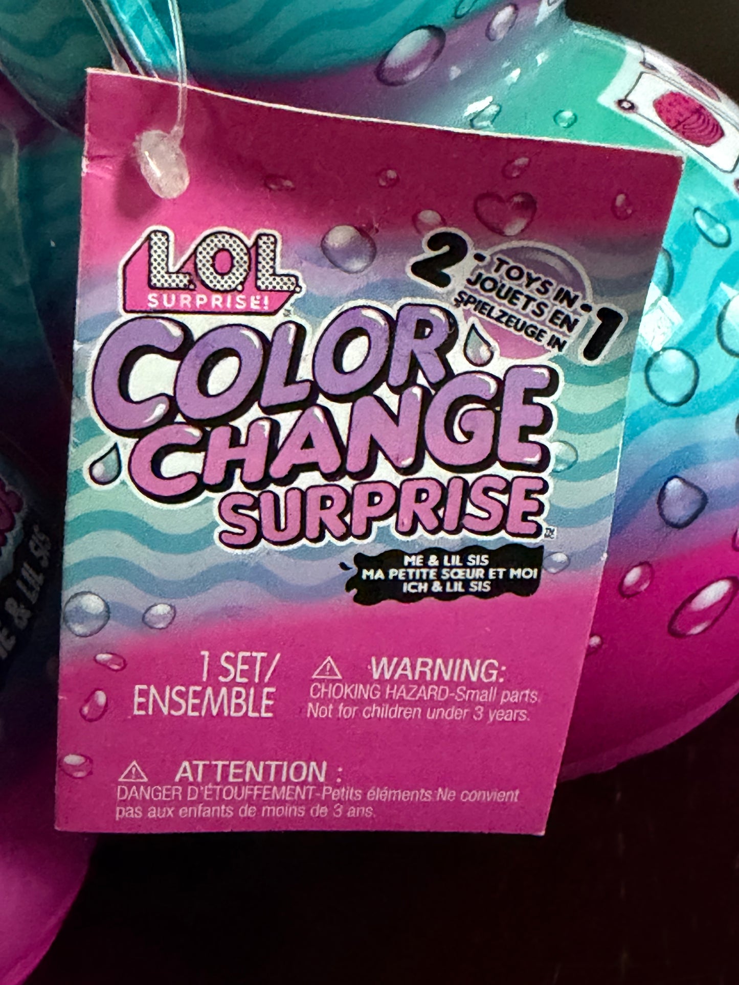 LOL Surprise Me & My Lil Sis 2-in-1 Color Change Dolls 58061