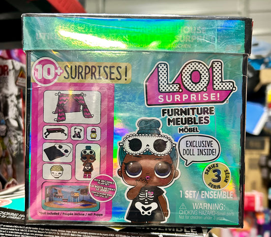 LOL Surprise Furniture Sleepover with Sleepy Bones & 10+ Surprises