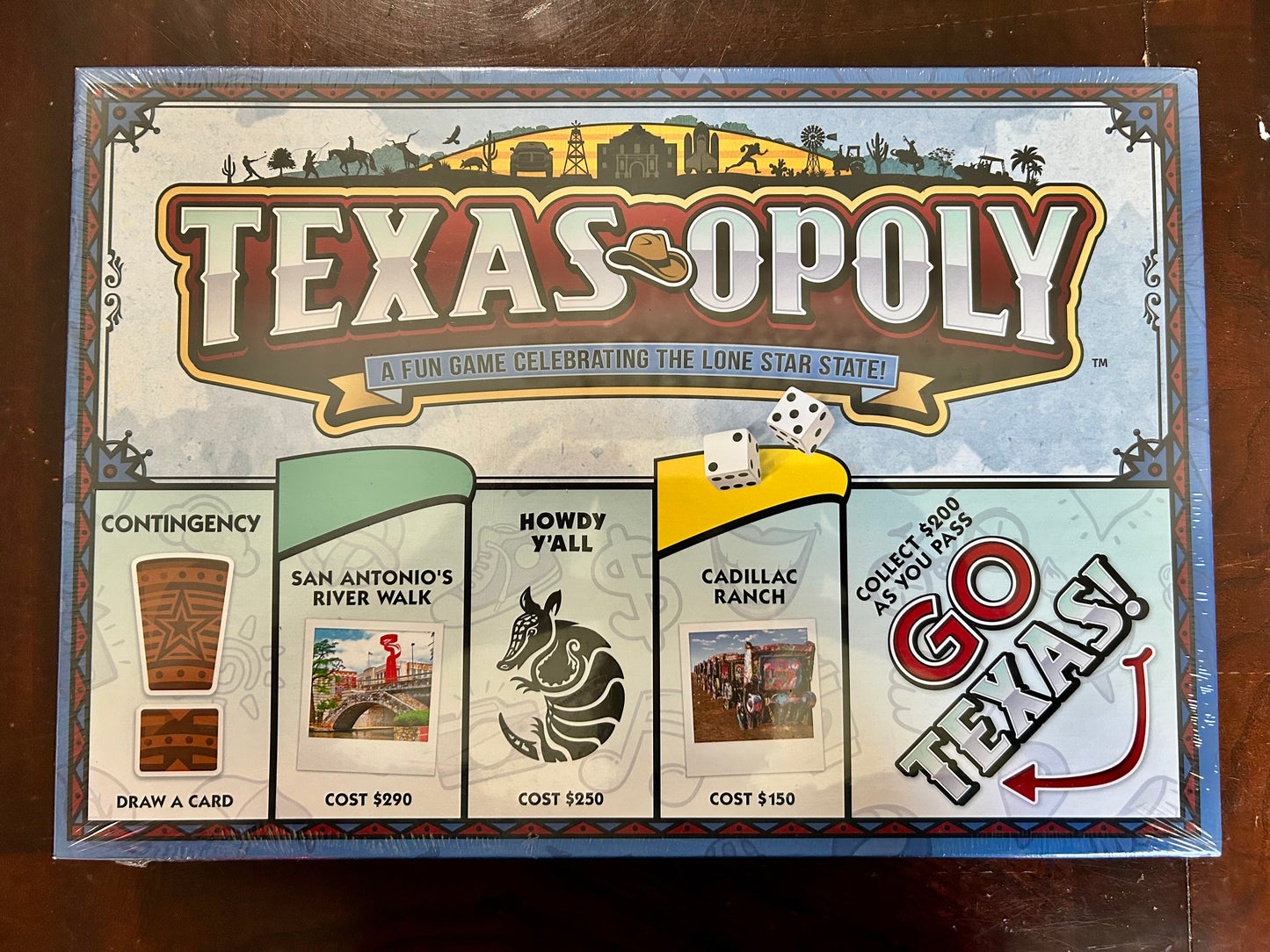 Texas-Opoly Strategy Board Game