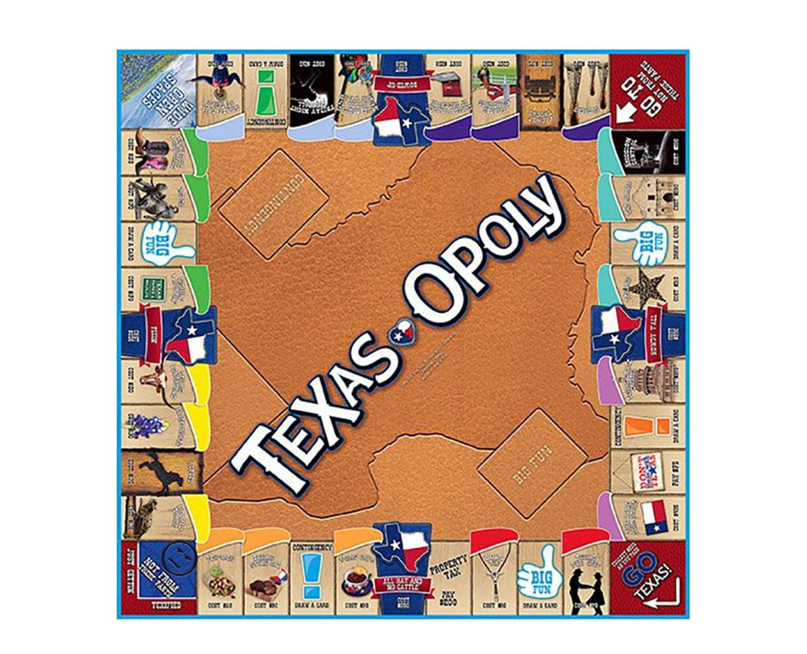 Texas-Opoly Strategy Board Game