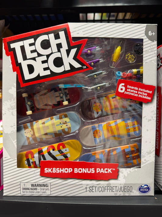 Tech Deck, Sk8shop Fingerboard Bonus Pack (Styles May Vary) 23814
