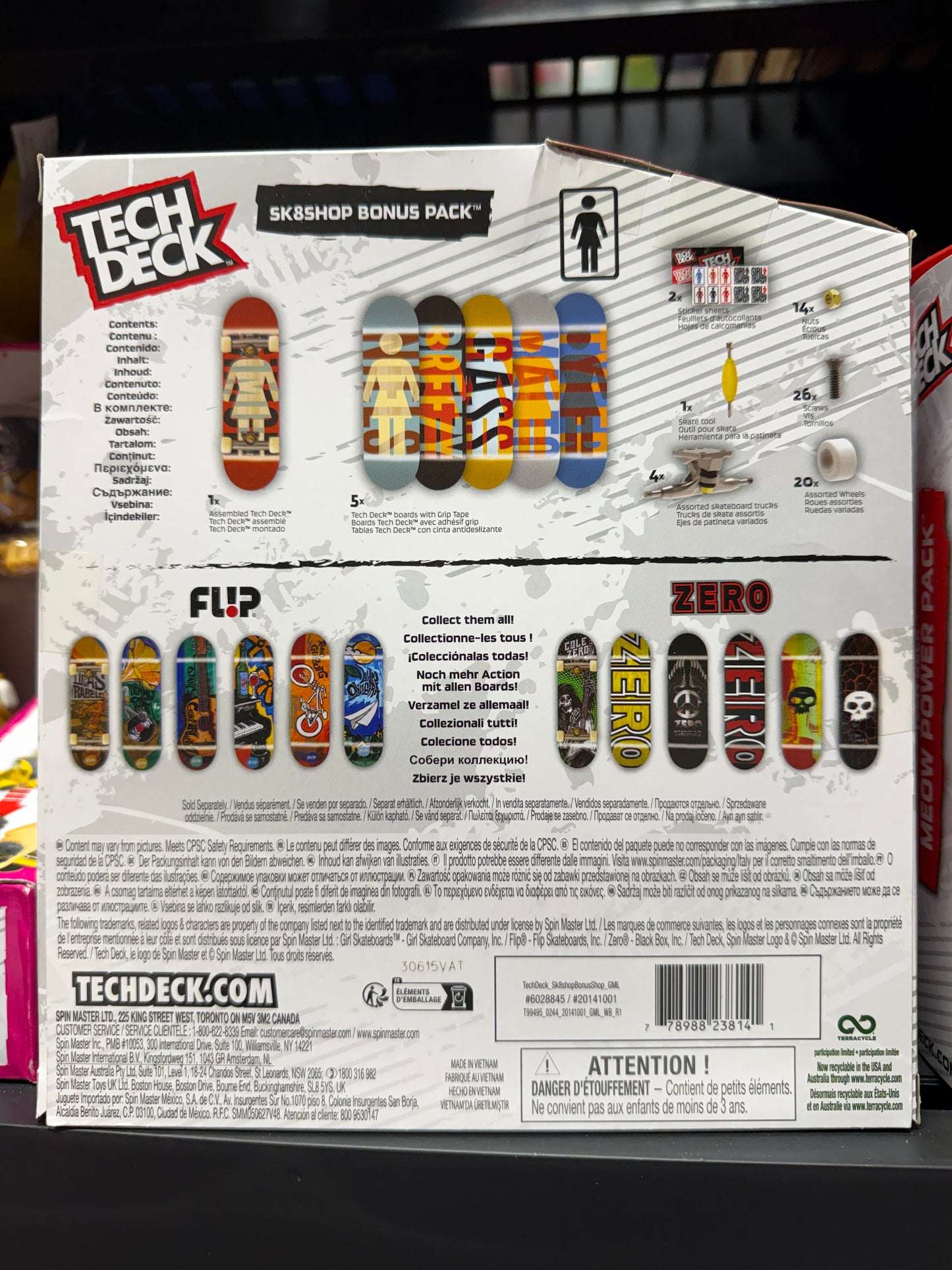 Tech Deck, Sk8shop Fingerboard Bonus Pack (Styles May Vary) 23814