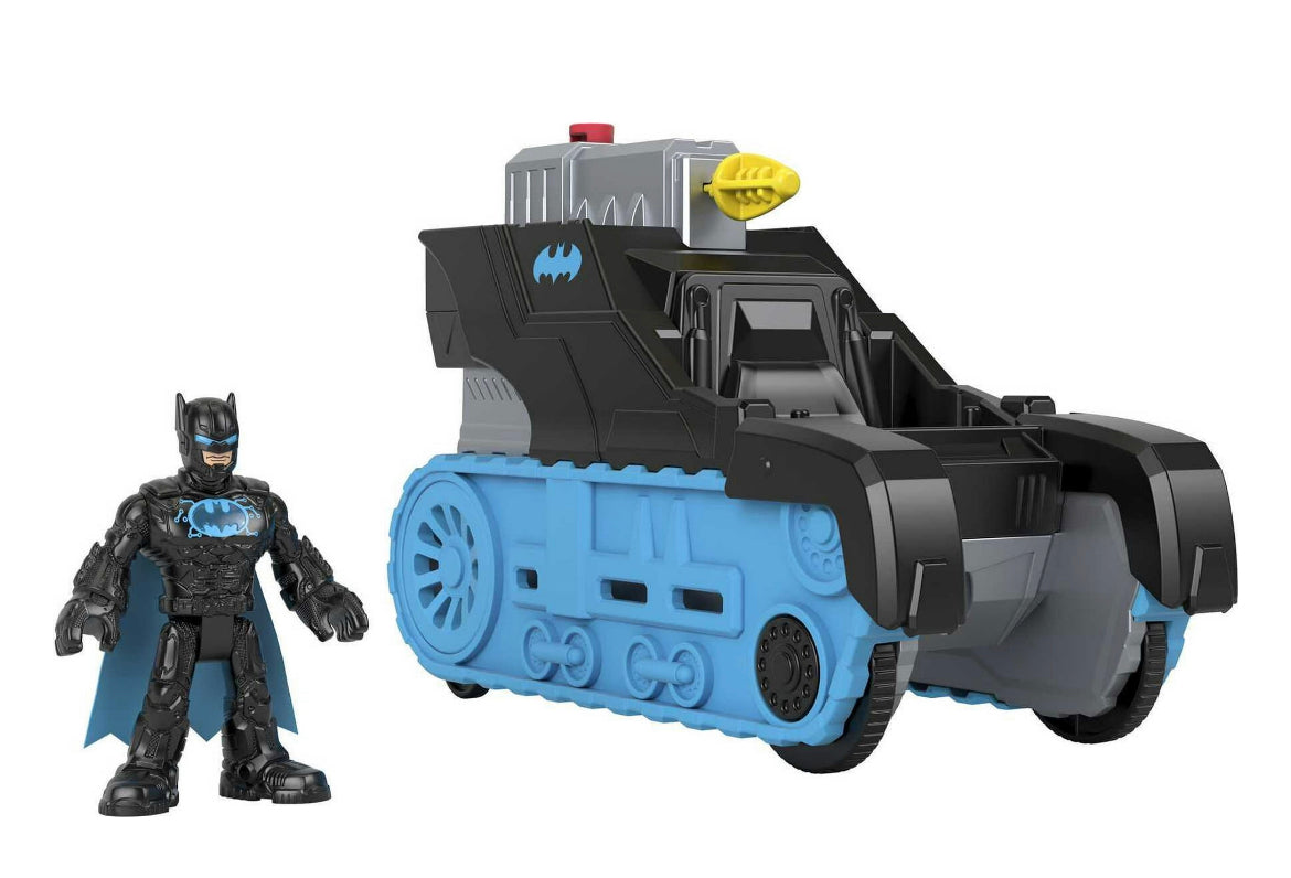 Imaginext DC Super Friends Bat-Tech Tank Vehicle with Lights & Batman Figure Set