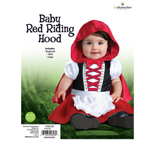 Lil Red Riding Hood Halloween Costume Set