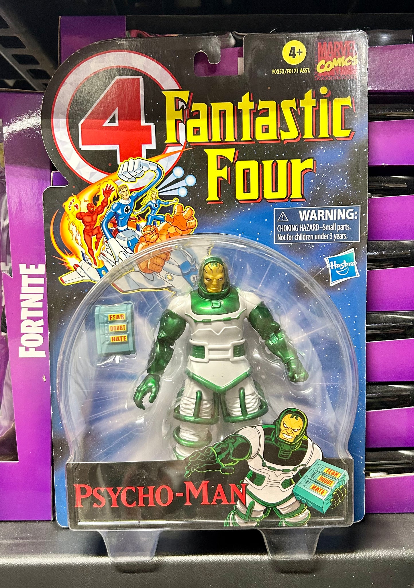 Hasbro Marvel Legends Series Retro Fantastic Four Psycho-Man Action Figure