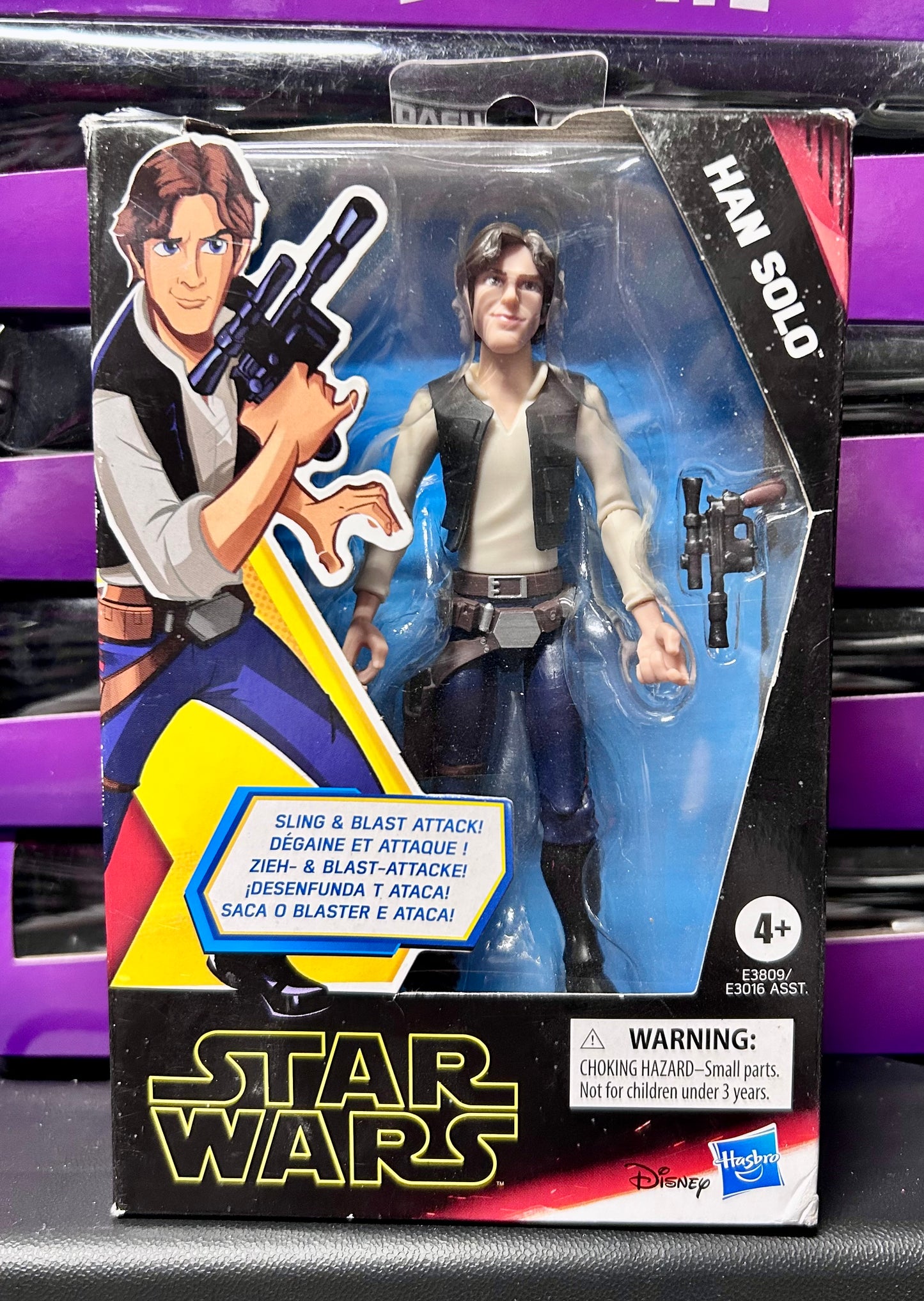 Star Wars Galaxy of Adventures Han Solo Action Figure Set