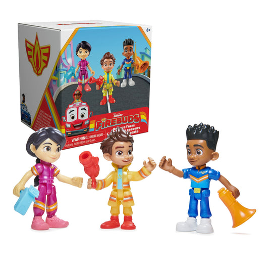 Disney Junior Firebuds Action Figures with Bo, Jayden and Violet