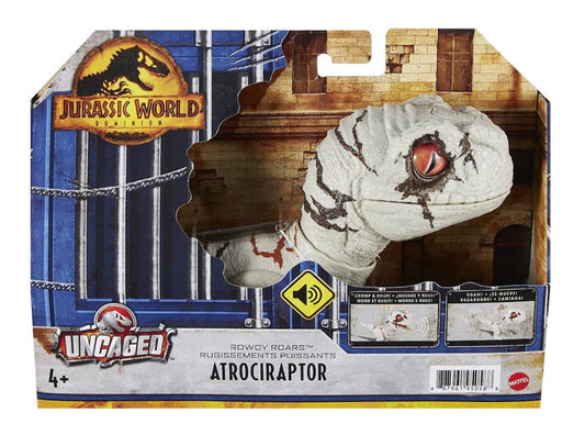 Jurassic World Uncaged Rowdy Roars Speed Atrociraptor Dino Figure 95058