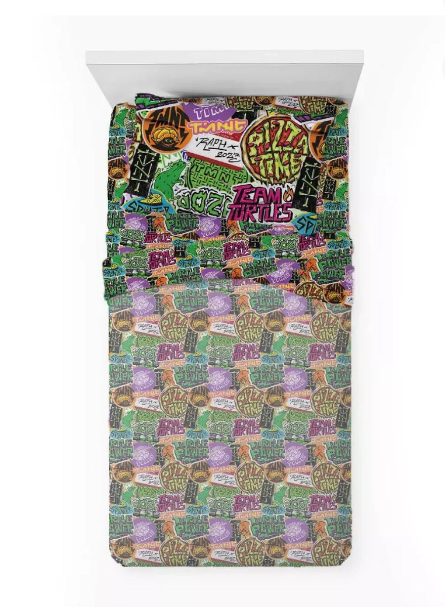 Teenage Mutant Ninja Turtles Super Soft Twin 3-Piece Sheet Set 25687