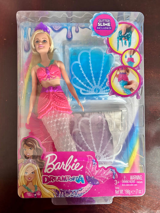 Barbie Dreamtopia Slime Mermaid Doll with 2 Slime Packets 83185