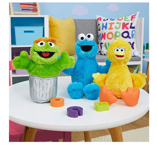 Sesame Street Friends 8” 3-Pack Plush Set
