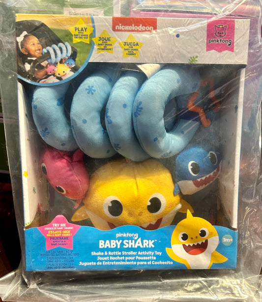 Baby Shark Shake & Rattle Stroller Activity Toy