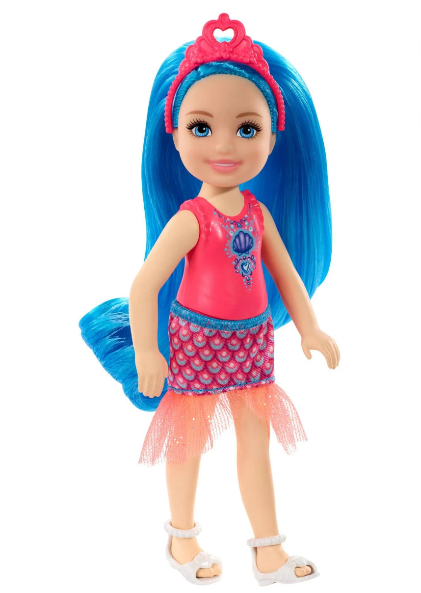 Barbie Dreamtopia Chelsea 6” Sprite Blue Hair Doll 81285