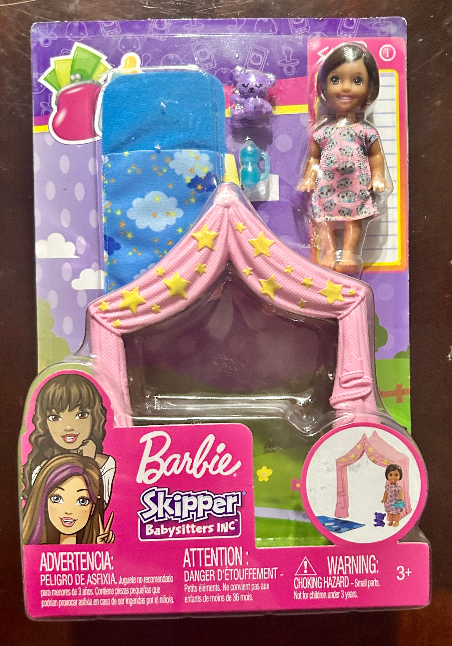 Barbie Skipper Babysitters Inc Doll & Tent Set 69115