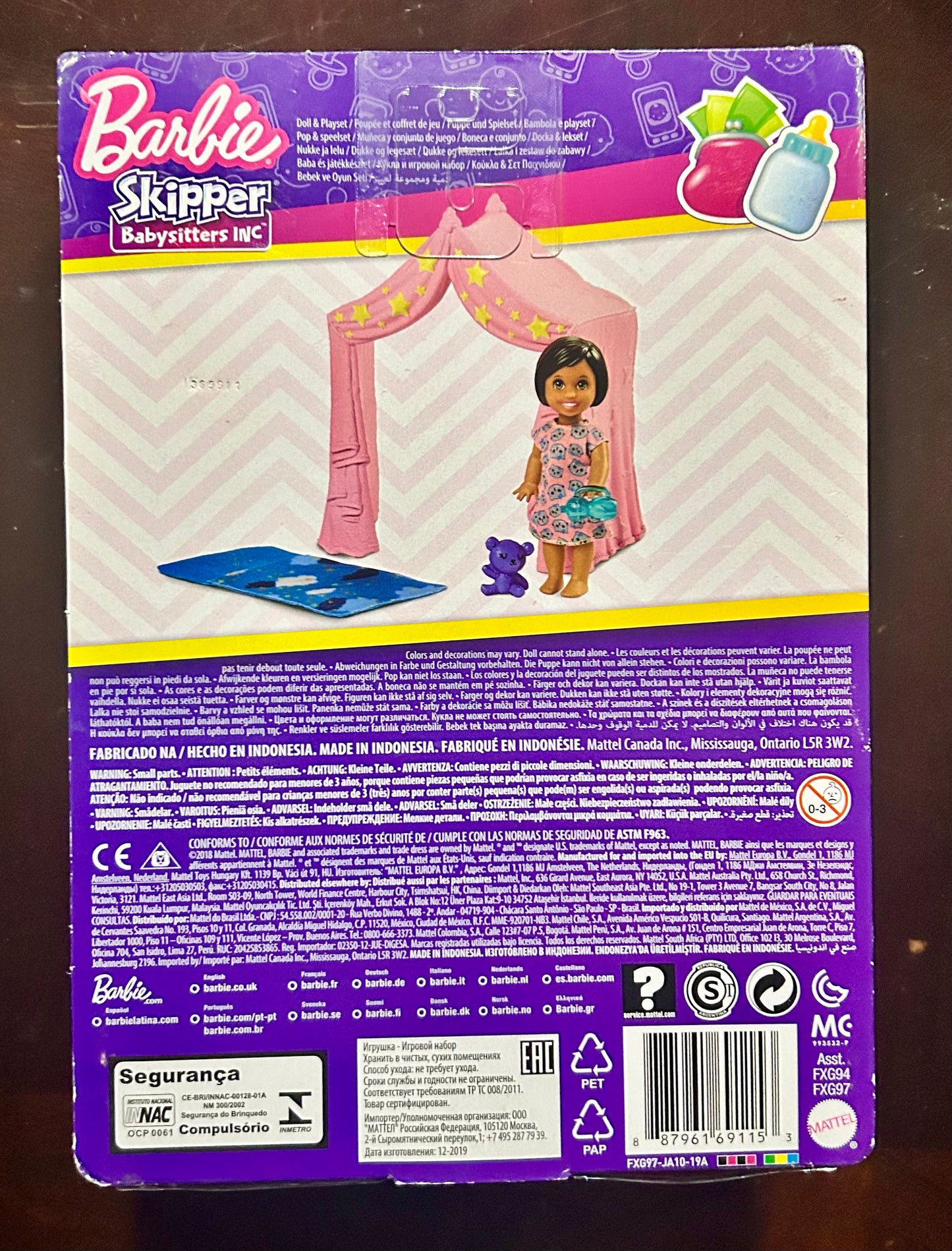 Barbie Skipper Babysitters Inc Doll & Tent Set 69115