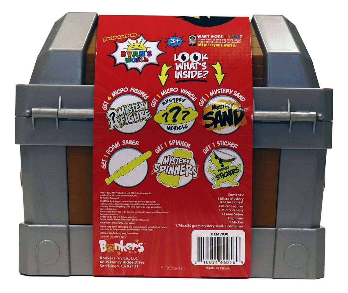 Toy Chest Mega Mystery Treasure Chest Pocket Watch Ryan's World