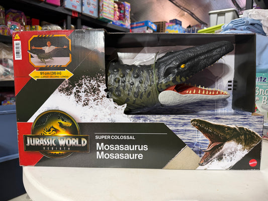 Jurassic World Rebirth Super Colossal Mosasaurus Dinosaur Action Figure 309610