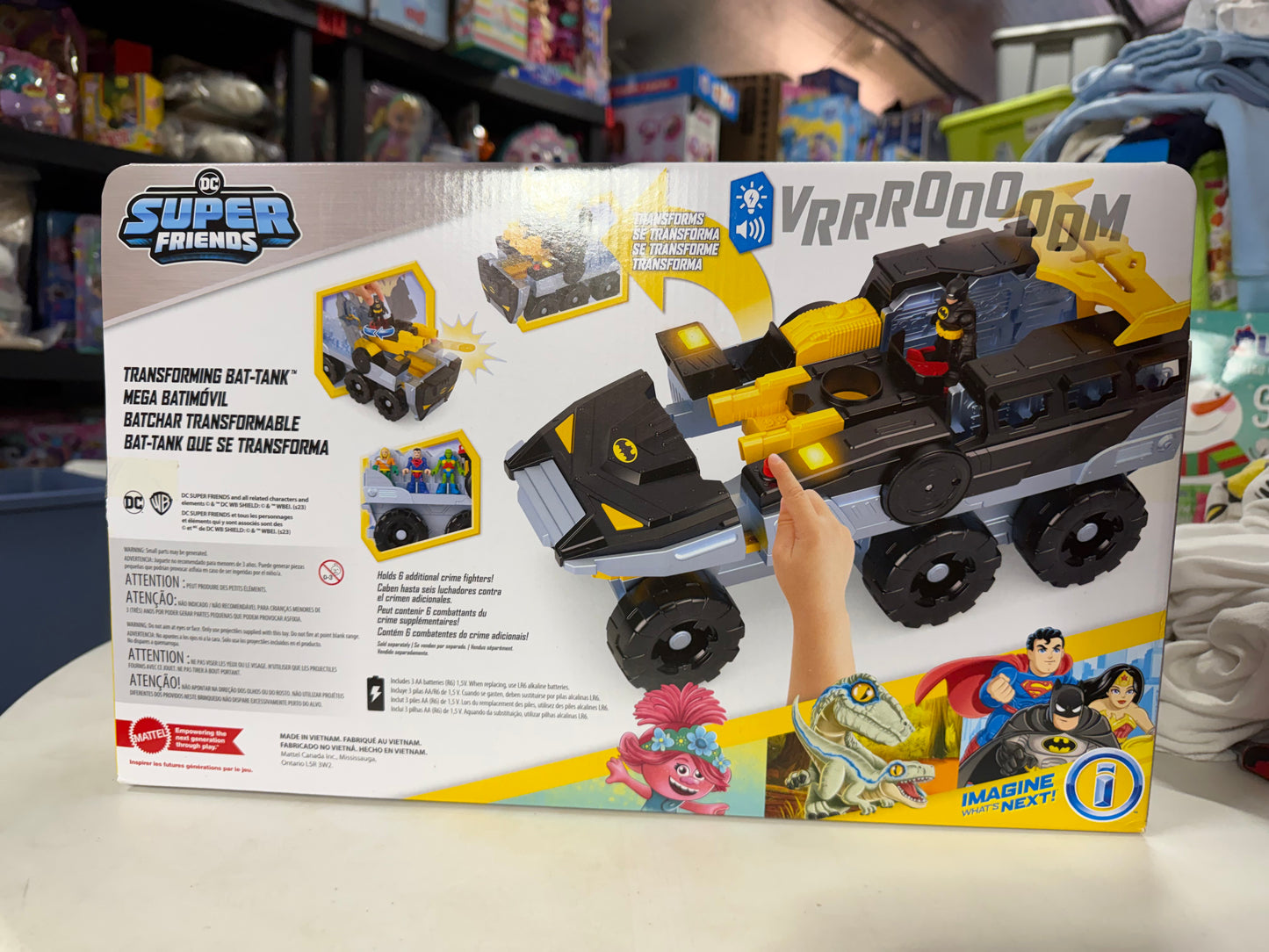 Imaginext DC Super Friends Transforming Bat-Tank with Batman Figure 209842