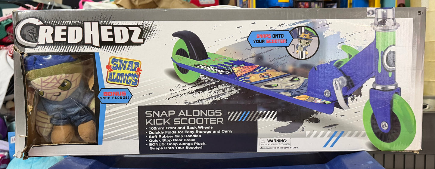Monster Snap Along 2 Wheel Kick Scooter 030696