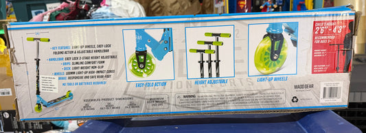 Madd Gear Rise Kick Scooter Blue 001138