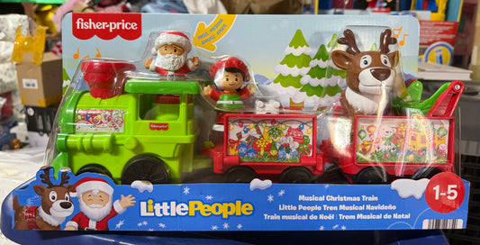 Fisher-Price Little People Musical Christmas Train Set 223749