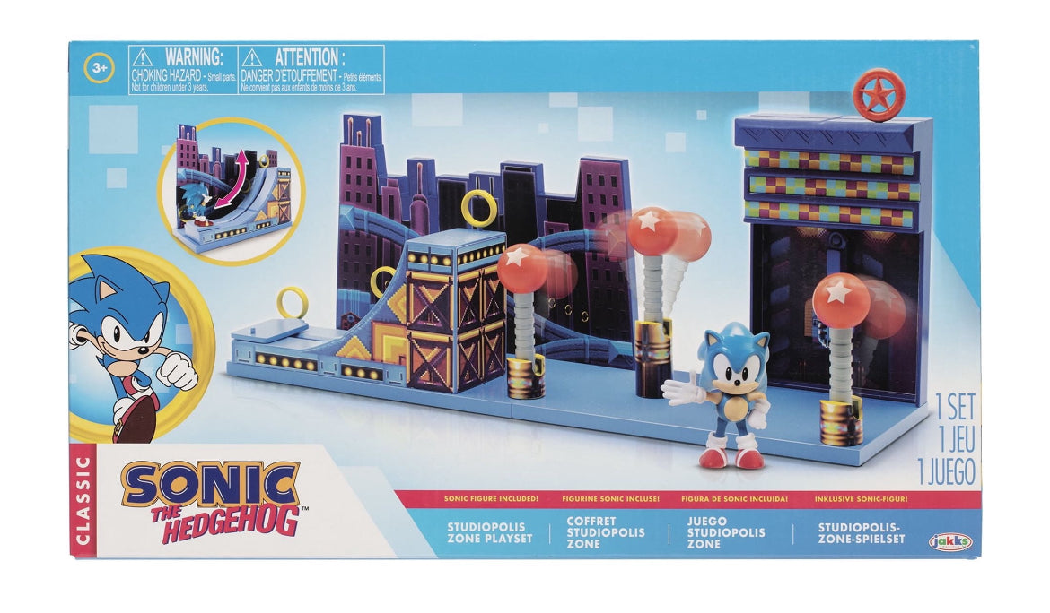 Sonic the Hedgehog 2.5 inch Studiopolis Zone Action Figure Playset
