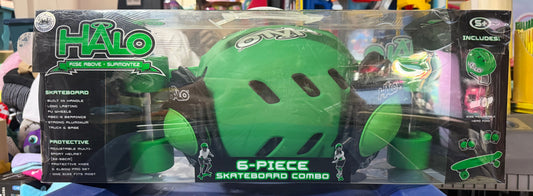 Halo Rise Above 6-Piece Skateboard Combo Green 131166