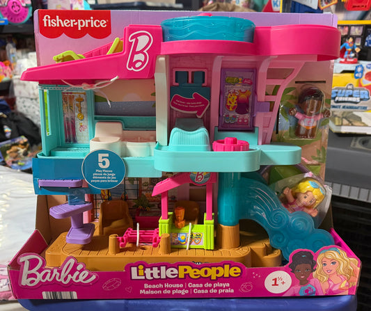 Fisher-Price Little People Barbie Beach House Toddler Playset 277872