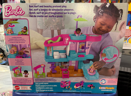 Fisher-Price Little People Barbie Beach House Toddler Playset 277872