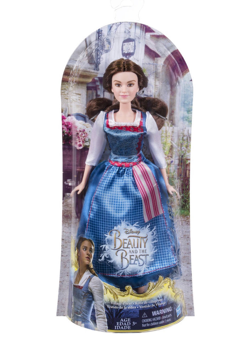 Disney Beauty And The Beast Village Dress Belle Doll 50100