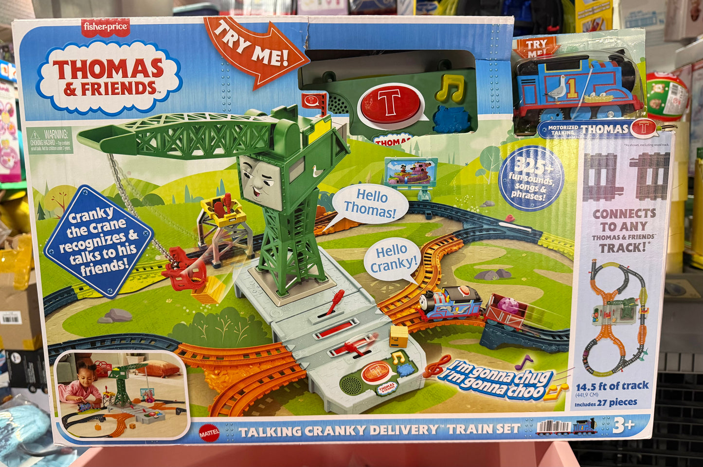 Thomas & Friends Talking Cranky Delivery Train Set 123803
