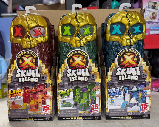 Treasure X Tower Lost Lands Skull Island 3-Piece Complete Set 41756