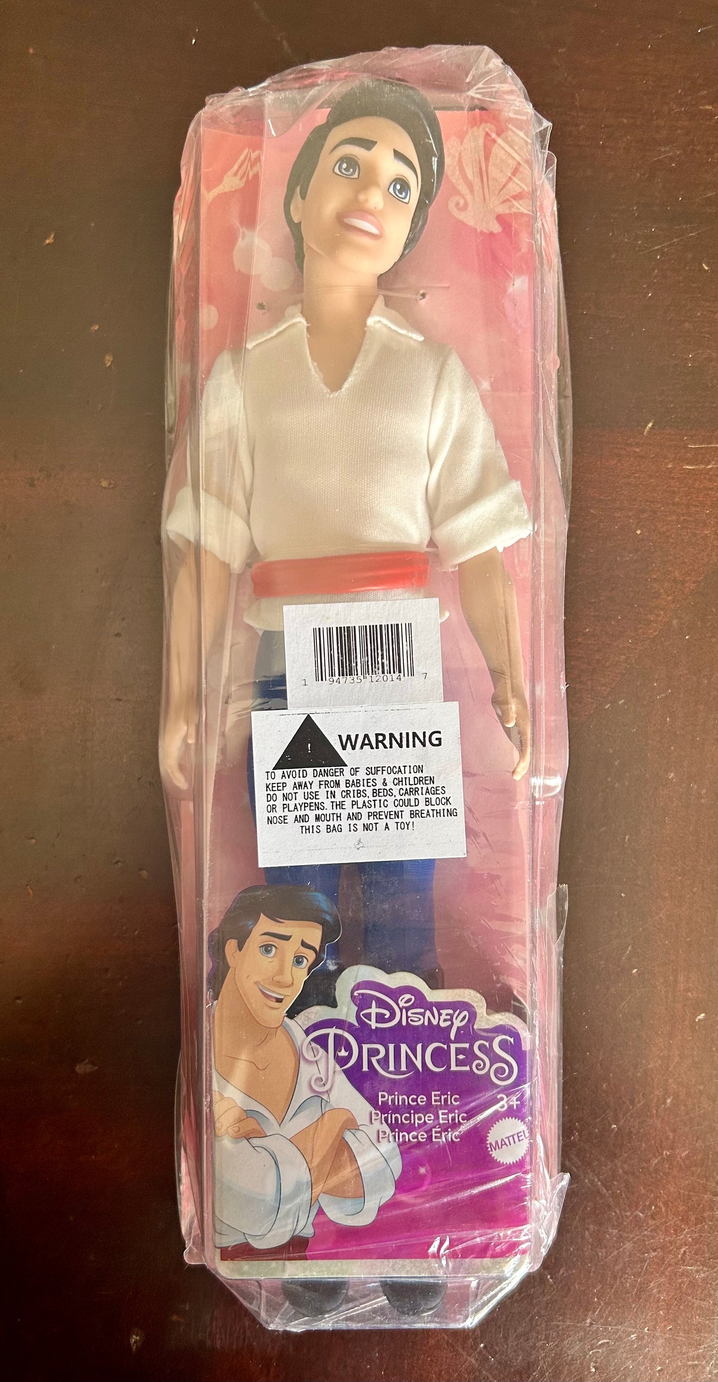 Disney Princess Prince Eric Fashion Doll 12014