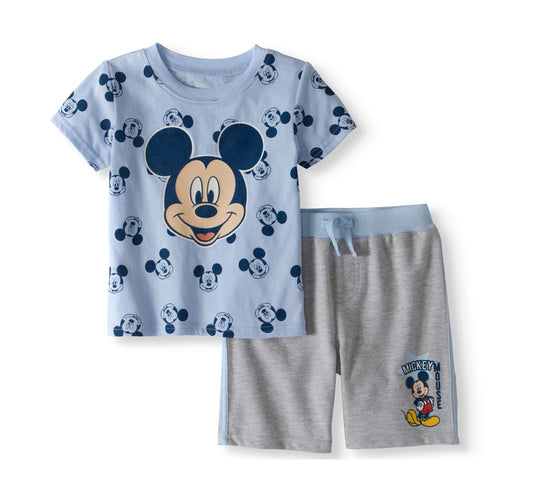 Disney Baby Mickey Mouse T-shirt & Shorts, 2pc Outfit Set
