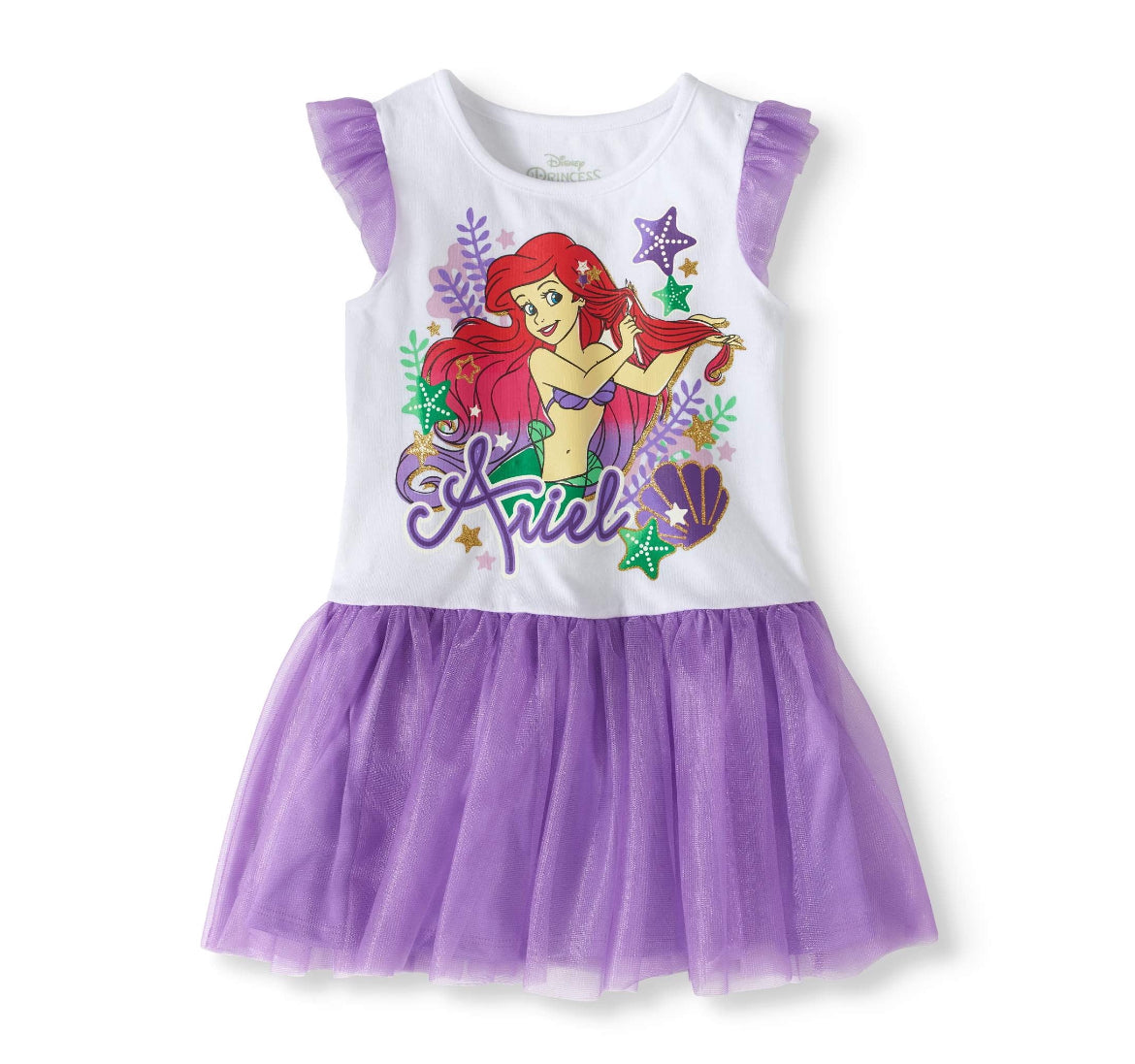 Ariel Toddler Girl Sleeveless Tutu Dress