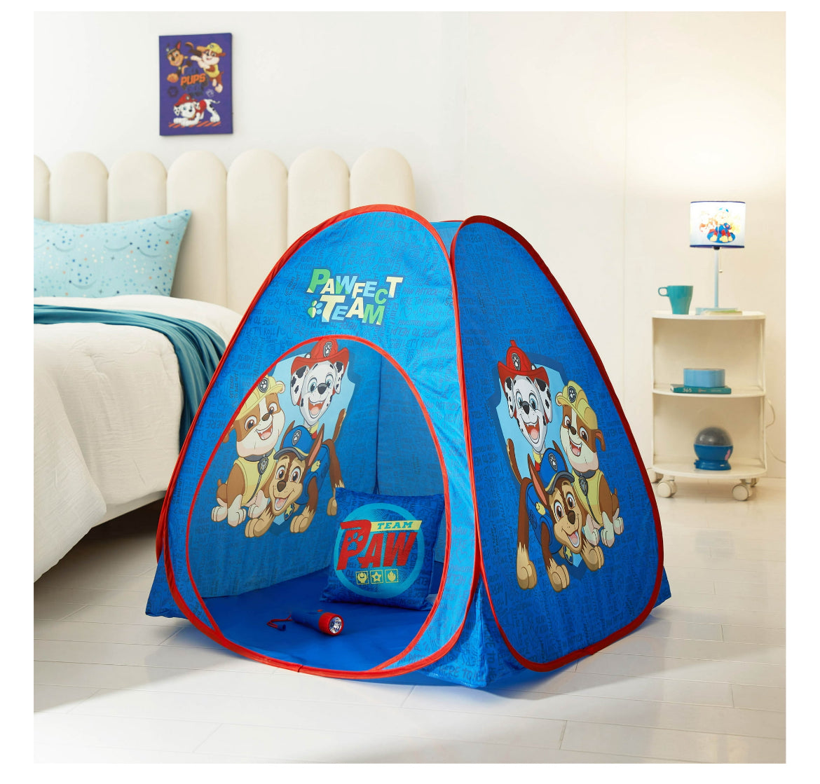 Paw Patrol 3pc Tent Set with Pillow and Flashlight – Cove Toy House