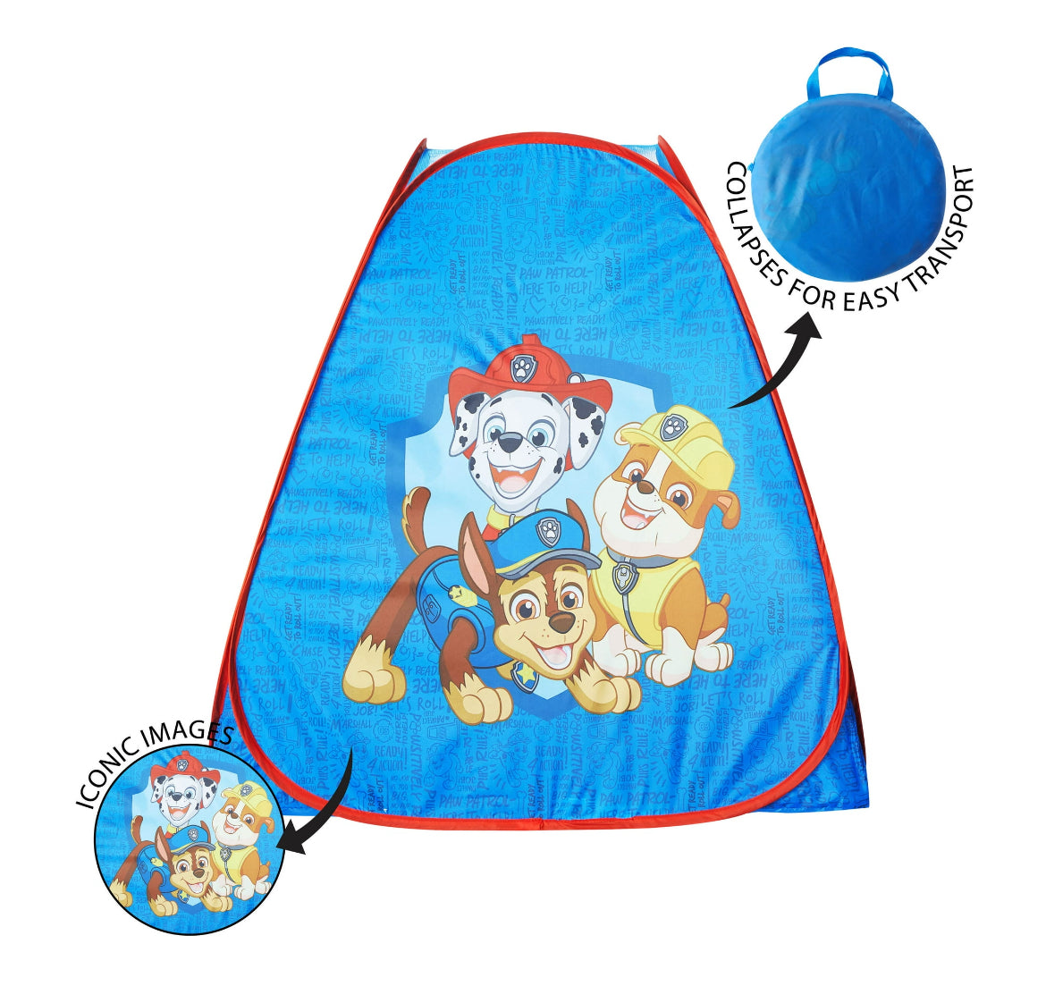 paw patrol tent Paw Patrol 3pc Tent Set with Pillow and Flashlight – Cove Toy House