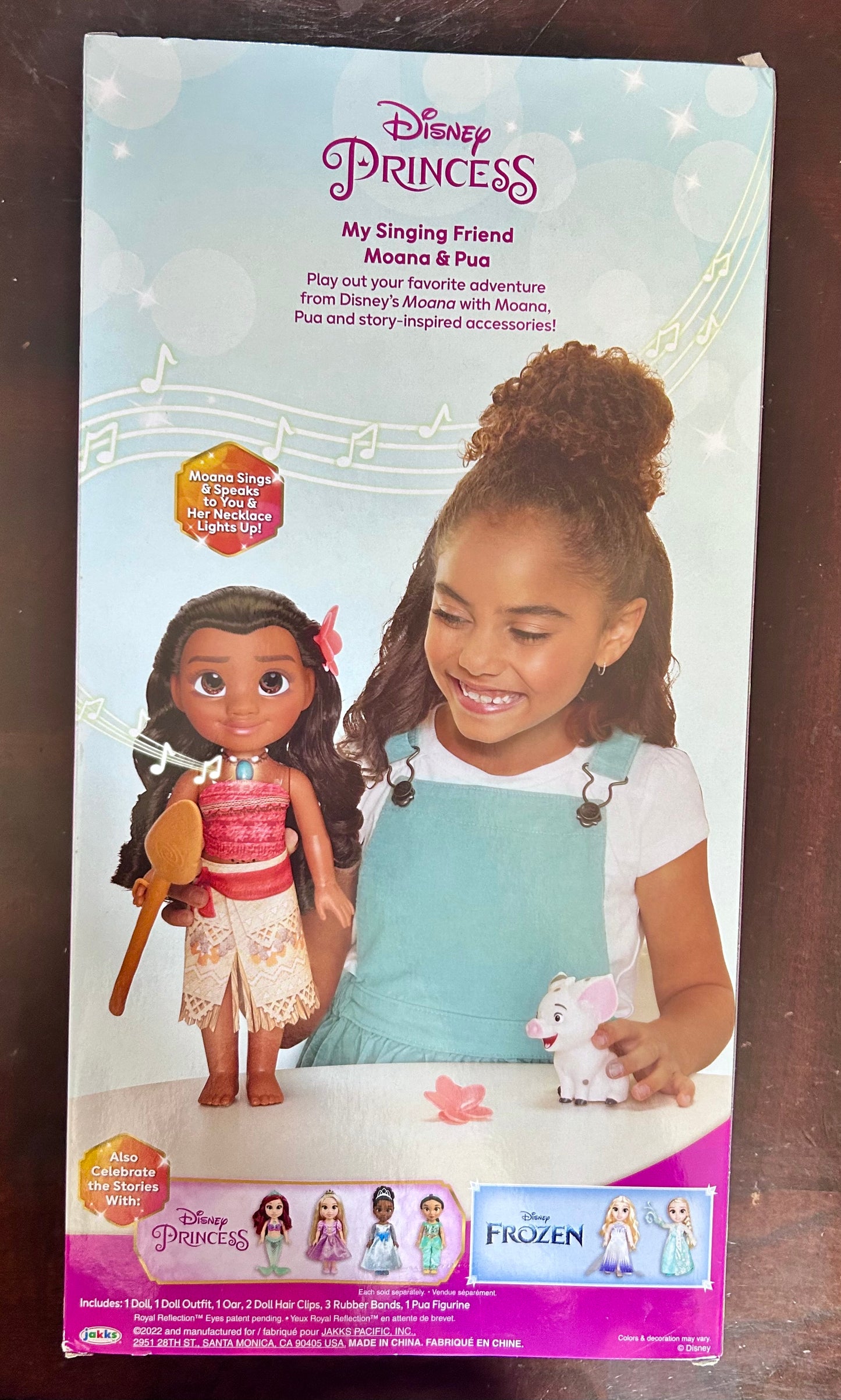 Disney Princess My Singing Friend Moana Toddler Doll with Pua 22311