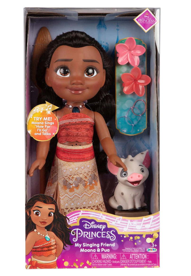 Disney Princess My Singing Friend Moana Toddler Doll with Pua 22311