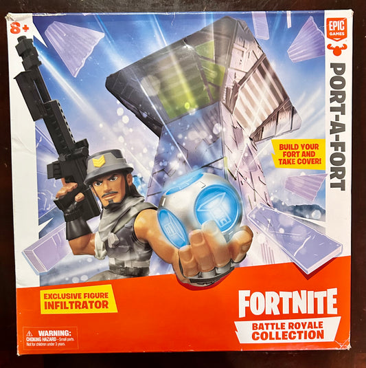 Fortnite Battle Royale Collection 7" Port-A-Fort, with Exclusive Mini Figure 63510