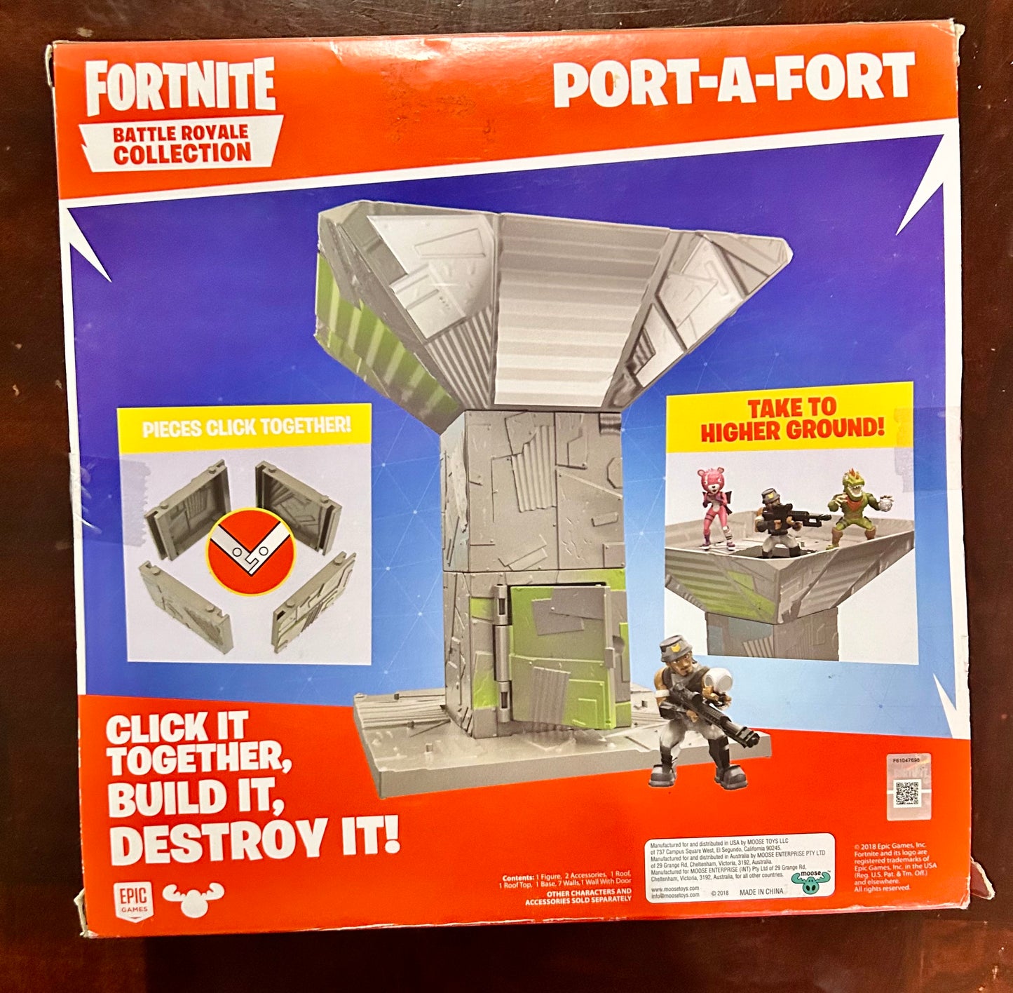 Fortnite Battle Royale Collection 7" Port-A-Fort, with Exclusive Mini Figure 63510