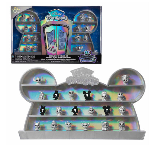 Disney Doorables Disney100 Celebration of Wonder Set, 21-piece Collectible Figure Set