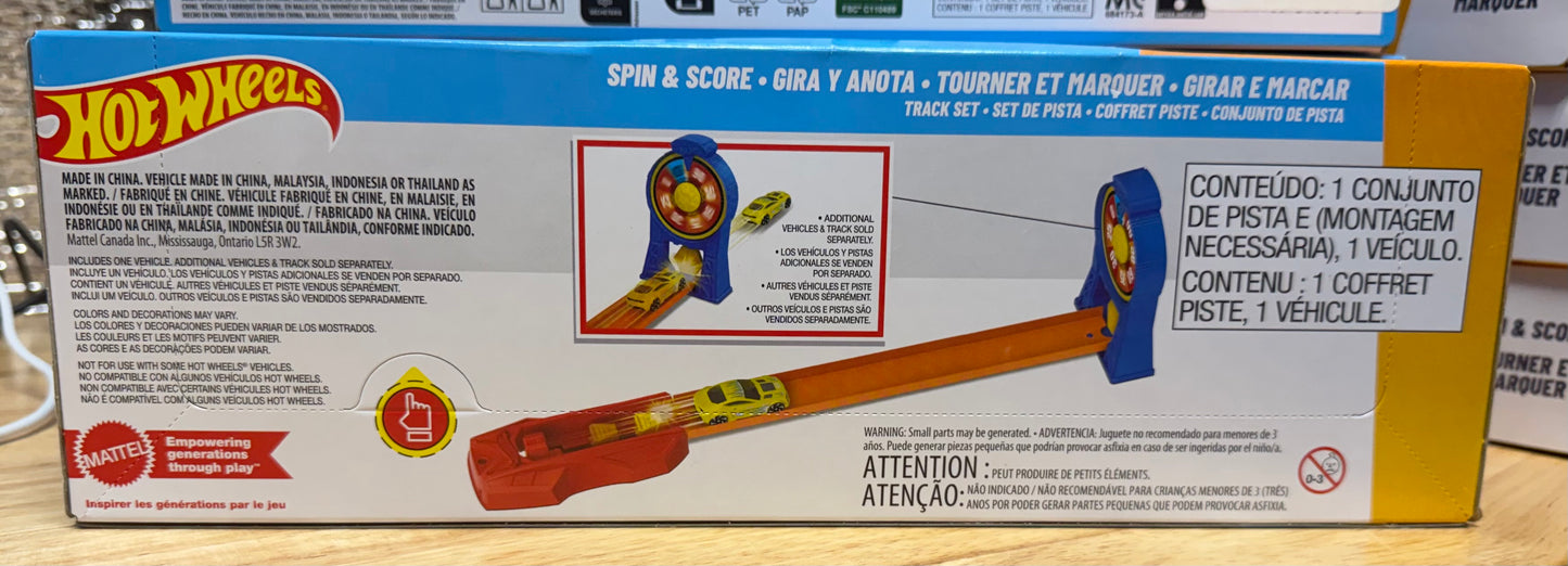 Hot Wheels Stunt Tracks Spin & Score Playset 04664