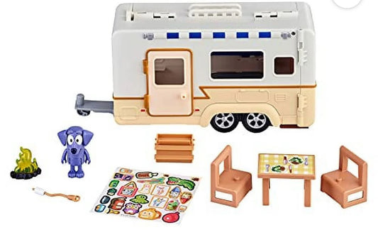 Bluey Caravan Adventure Action Figure Set, 7 Pieces 17187