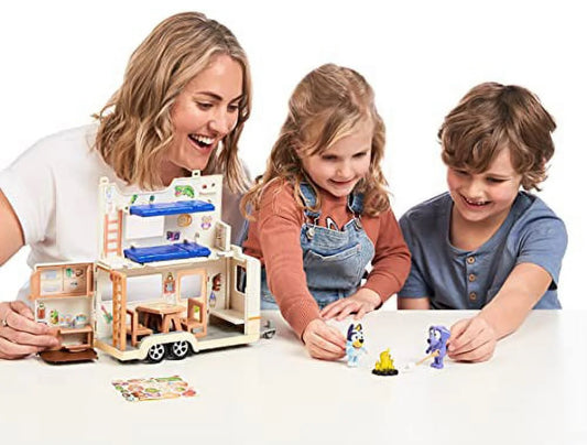 Bluey Caravan Adventure Action Figure Set, 7 Pieces 17187