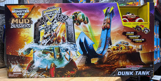 Monster Jam Mud Blasters Monster Mutt Dalmatian Dunk Tank Playset 05065