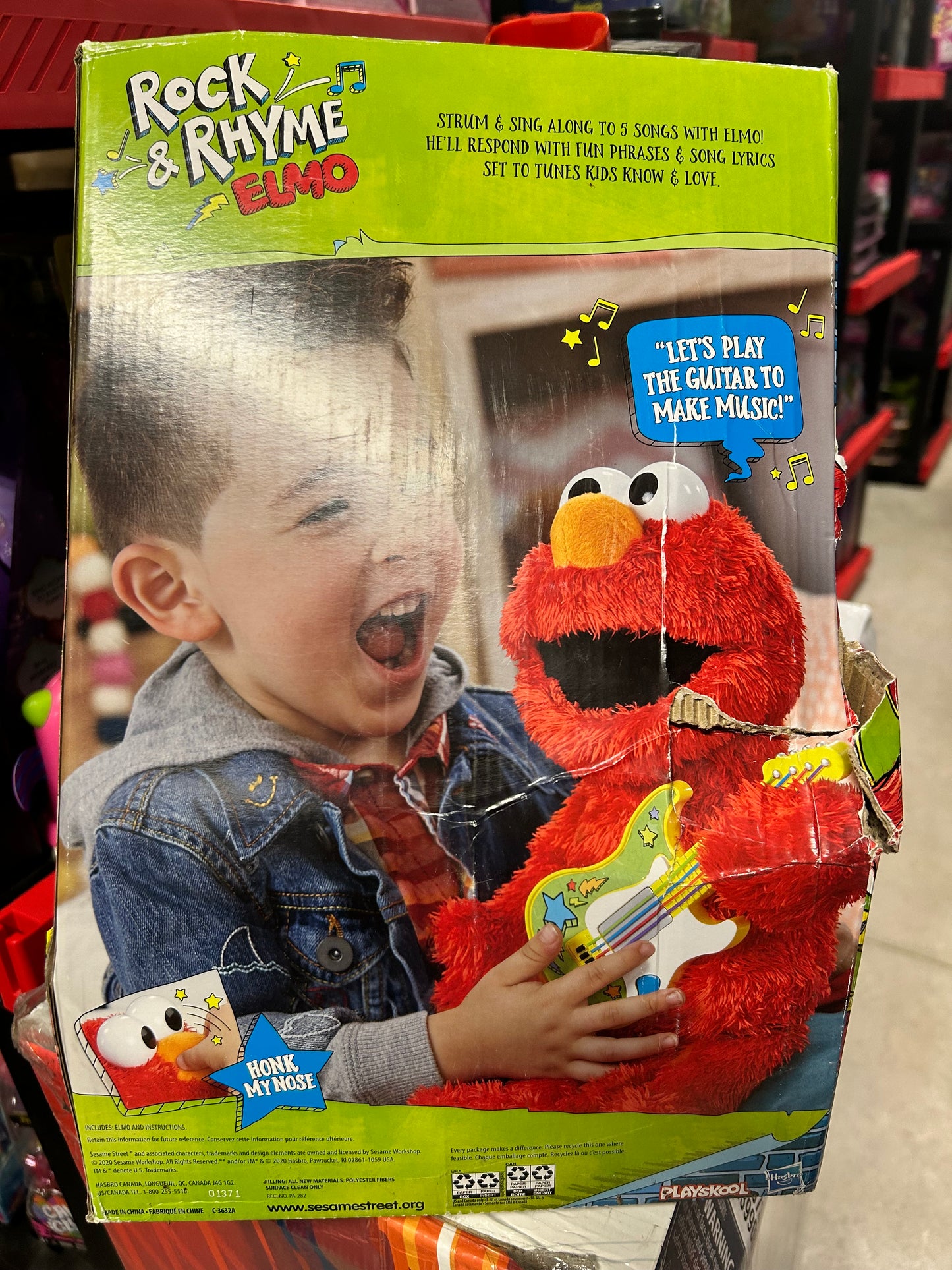 Sesame Street Rock & Rhyme Elmo Musical Plush 92096