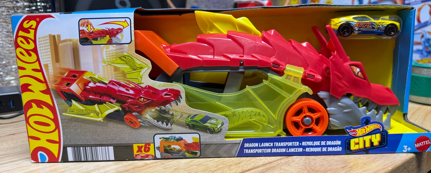 Hot Wheels City Dragon Launch Transporter 91638