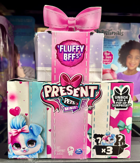 Present Pets Minis 3-Pack Fluffy BFFs, 3-inch Plush Toys 39704