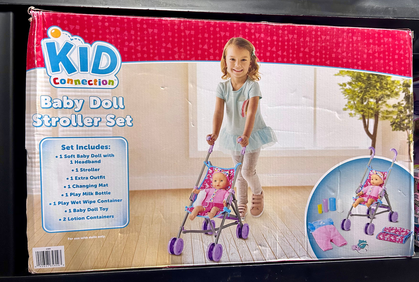 Kid Connection 10-Piece Baby Doll Stroller Set 65809